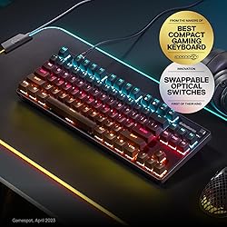 SteelSeries New Apex 9 TKL – HotSwap Optical Mini