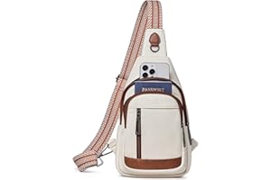 cakang 7L Womens Sling Bag Crossbody Bags for Women Vegan Leather Sling Backpack Fanny Packs Cross body Purse Travel bag