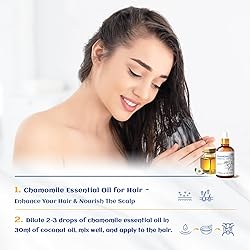 HIQILI 30ML Chamomile Essential Oil, Pure & Natural