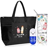 Nuogo 3 Pcs Pharmacist Gifts for Women Pharmacy Tech Gifts Set 20oz Stainless Steel Tumble Tote Bag Pill Stress Ball for Nurse Pharmacy Technician Appreciation Men Accessories