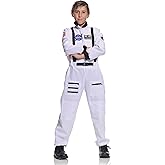 Underwraps Children's Astronaut Costume - White, Medium (6-8)