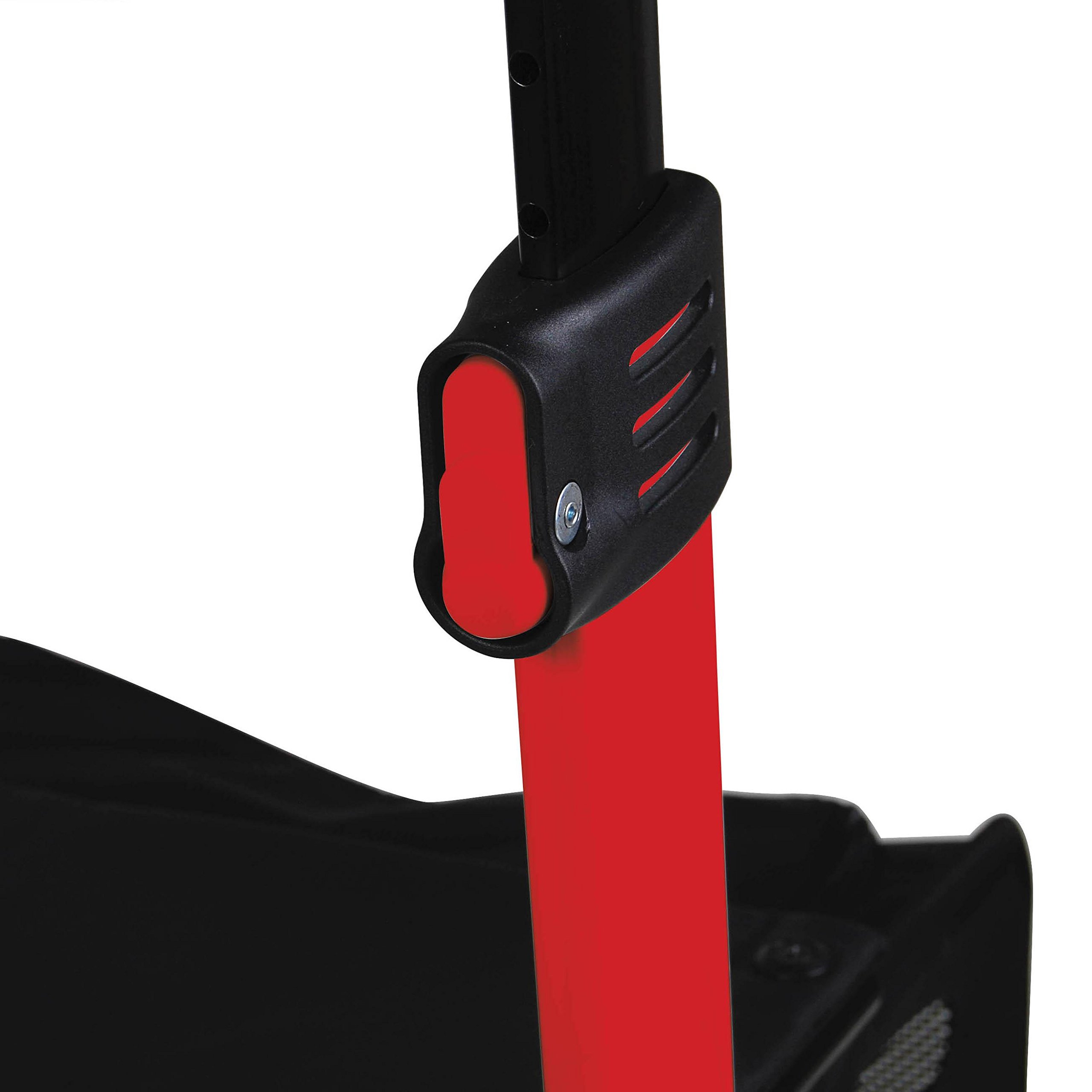 Drive Medical RTL10266 Nitro Euro-Style 4-Wheel Rollator Walker With Seat, Red