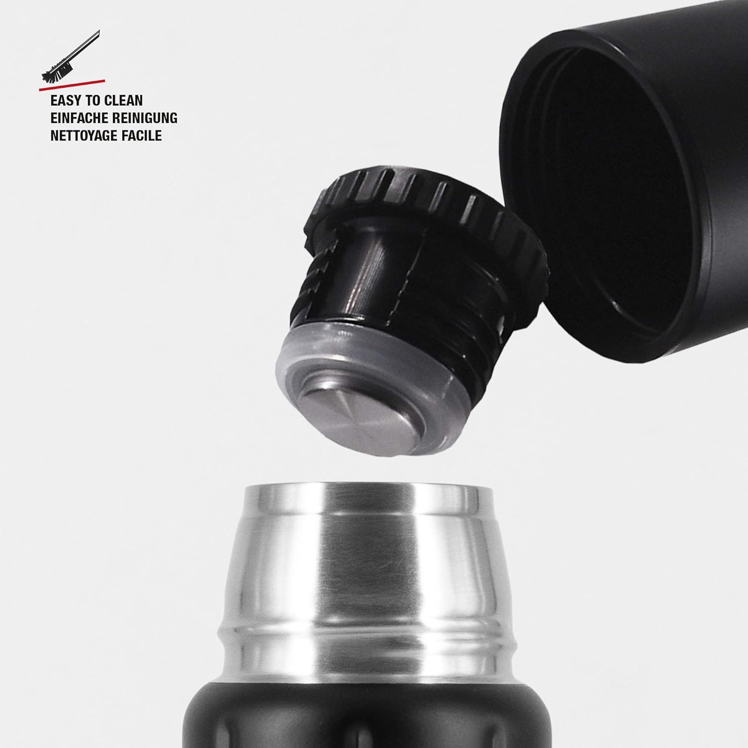 SIGG, Insulated Water Bottle, Thermo Flask Gemstone IBT Brushed, with Cup, Leakproof, Lightweight, BPA Free - Image 3