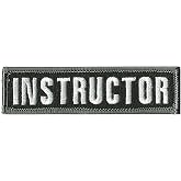 Instructor Tactical Hat Patch - Black