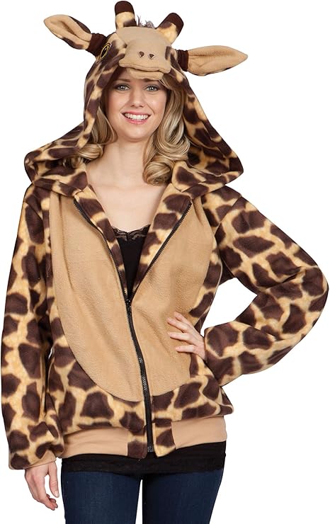 giraffe hoodie with ears