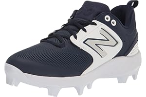 New Balance Men's Fresh Foam 3000 V7 Molded Baseball Shoe, Mercury Red/Gold, 6.5 M