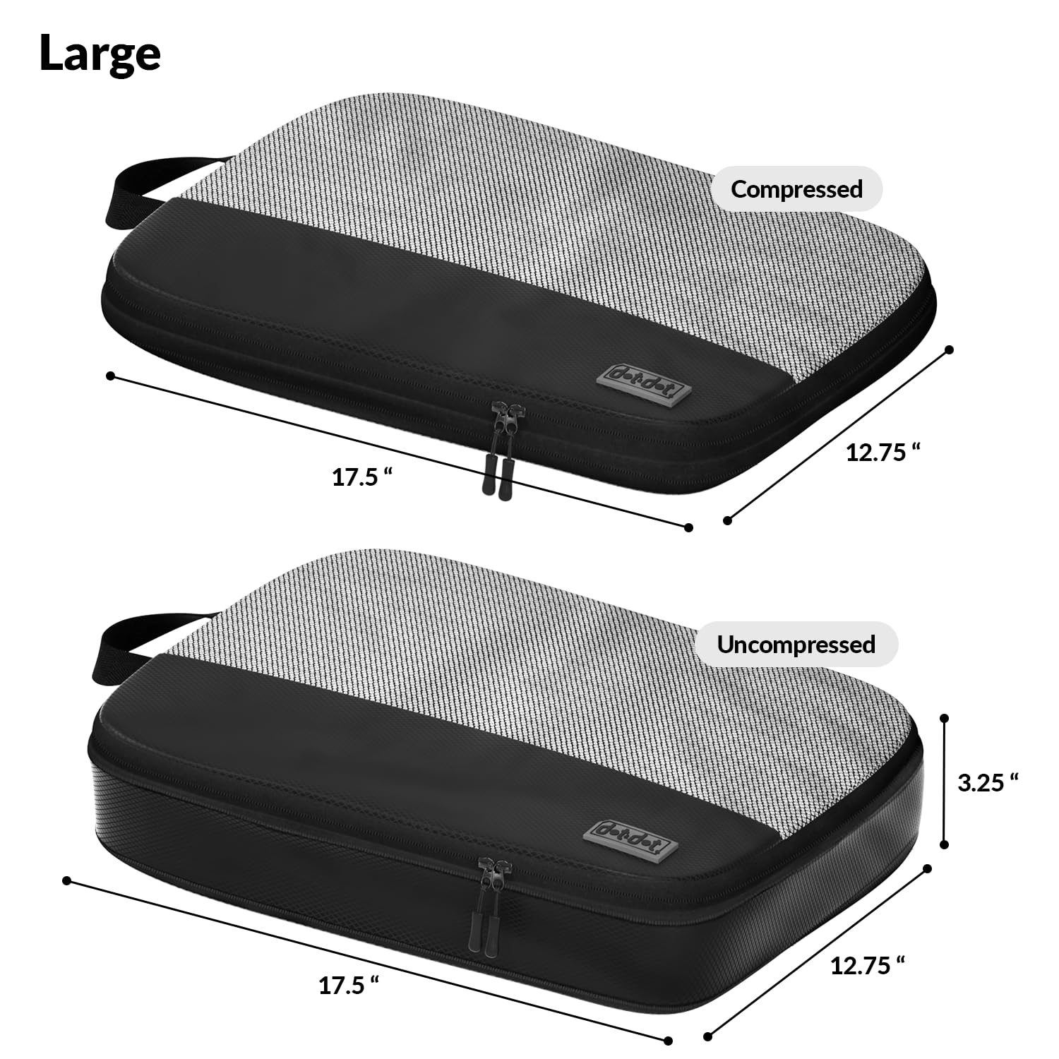 Packing Compression Cubes - 5pc Compression Packing Cubes Travel - Efficient Packing Cubes Compression and Ultimate Compression Packing Cubes for Carry On - Compression Cubes for Ultimate Space-Saving
