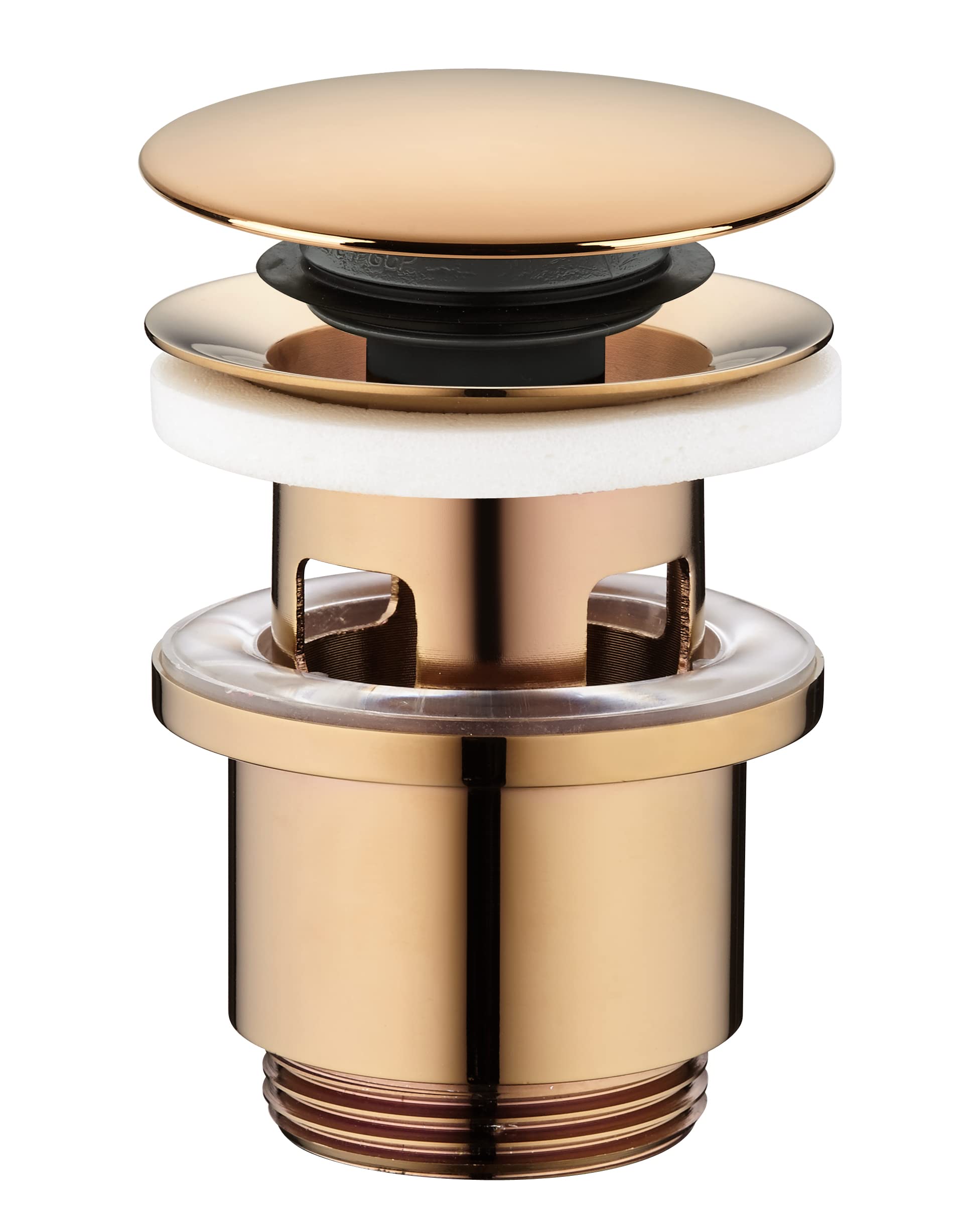 Edouard Rousseau Overflow Plug with Rose Gold Finish
