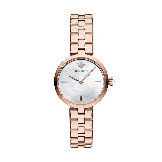 Arianna Analog White Dial Women's Watch-AR11196