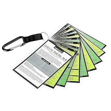 Neewer Tarjetas de Consejos DSLR Hojas de Trucos Fotografía ...