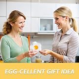VELENTI Cool Fried Egg Spoon Rest - Handmade Ceramic Kitchen Holder view 6