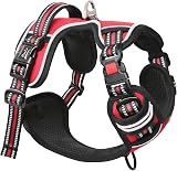 HEELE Dog Harness No Pull Medium Reflective Front Back Leash Clips view 8
