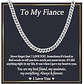 EPIRORA Cuban Link Chain Gifts for Men Boys, 6MM Stainless Steel Mens Cuban Necklace Birthday Christmas Valentines Day Anniversary Presents Jewellery Gifts for Son Grandson Nephew Boyfriend Friend