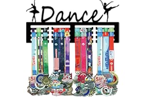 Resama Medal Hanger Holder Display Wall Rack Frame Shelf-Medal Hanger Awards Ribbon Soccer,Gymnastics,Holder Display Rack for 60 Medals