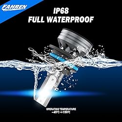 FAHREN 9007 LED Bulb, 33000LM Super Bright, 6500K