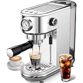 atatix Espresso Machine with Milk Frother, 20 Bar Pressure Espresso Maker