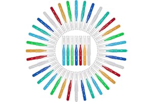 HAAKONG 140pcs Interdental Brush Braces Brush Braces Flossers Proxy Brushes Dental Gum Toothpick Oral Dental Hygiene Brus Tooth Flossing Head Tooth Cleaning Tool (3 Size)