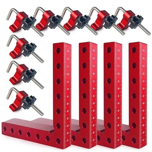 90 Degree Clamp Corner Clamp - Right Angle for Woodworking 4 Pack 5.5"x ...