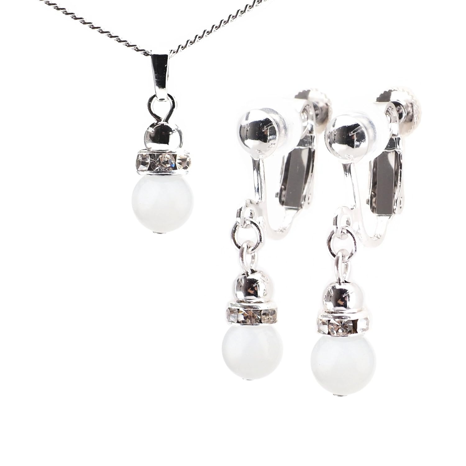 ギフトセット 天然石 珊瑚 B00qu1wj4s アトリエ ティー ピクシー 3月誕生石 創作女神アクセサリー イヤリング 海竹 白サンゴ ネックレス ケルトの小さな妖精 誕生石 半額sale Rumble Media