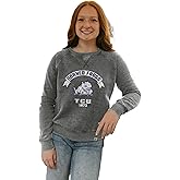 Blue 84 NCAA womens Ncaa Officially Licensed Women's Crewneck Sweatshirt Burnout Vintage Scholar