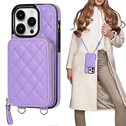 Bocasal Crossbody Wallet Case for iPhone 14