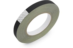 GENNEL Black Electrical Insulating Acetate Cloth Tape, 0.6in x 100ft (15mm x 30M) Non-Conductive Fabric Adhesive Tape for Laptop Transformer Cellphone Guitar Pickup Humbucker Wrapping Repair