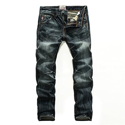 Frozac Jeans Men Dark Color Soft Denim Pants Stretch Kuwait Ubuy