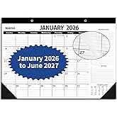 Wabhas Desk Calendar 2026,January 2026 to June 2027,2026 Desk Calendar with to-do list,Calendar 2026-2027-18 Months,2026 Cale