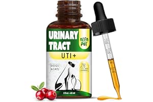 ALFA PET Сat Urinary Tract Infection Treatment with Cranberry – Dog UTI Treatment to Care for Bladder – Cat UTI Treatment for Kidneys – Preventive Support for Renal Health in Drops – 2 Oz
