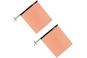 OVERSIZE WARNING PRODUCTS INC. Oversize Warning Products - Quickmount Flag and Bracket - Made in USA - Warning & Safety Flag for Truck, Trailer and Pilot Cars (Orange, 2 Pack)