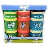 Whiskware Bluey Snack Stacks, Portable Snack Containers with Twist n' Lock&trade; System, BPA-Free