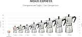 Bialetti Moka Express 18 Cup Aluminium Stovetop Coffee Maker Silver view 3