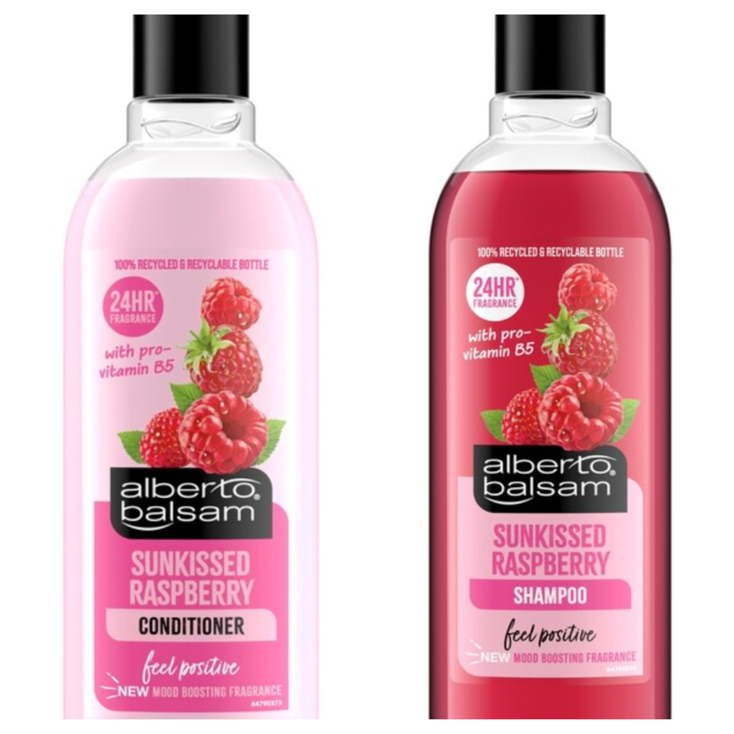 Unilever Alberto Balsam Shampoo and Conditioner Bundle - Raspberry