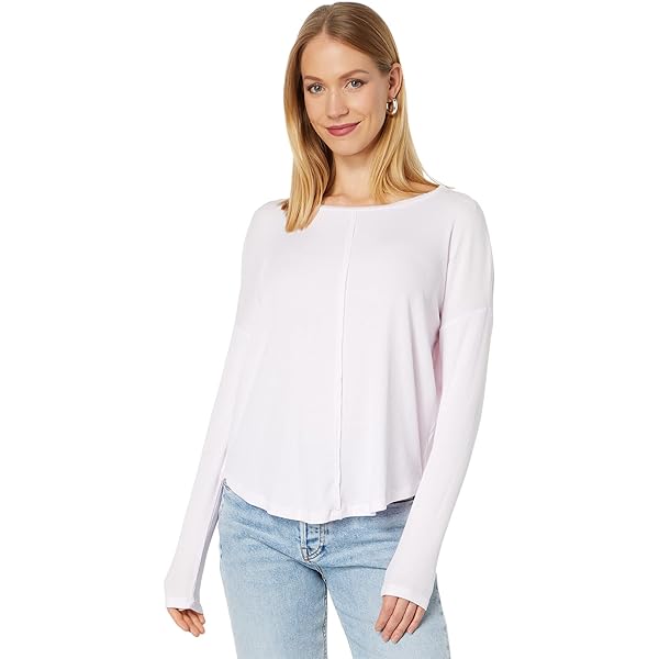 bobi Los Angeles Turtleneck with Shirred Sleeve Detail Black LG at