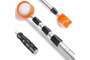 prowithlin Golf Ball Retriever, 6/9/12/15/18ft Aluminum Alloy Golf Balls Retriever Telescopic Golf Accessories Golf Gift for Men