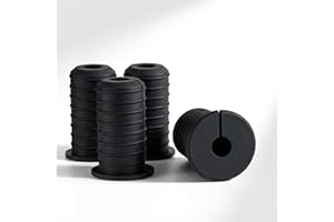 HXJFGDM 3/4 Inch Cable Grommets (4-Pack) - Split Wall Pass Through Kit for Starlink Gen 2/3/Mini, Ethernet & TV Wires - Water