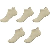 SERISIMPLE Ultra-Soft Viscose Bamboo Kids No-Show Socks Ankle Thin Comfortable Low Cut Socks for Boys&Girls Non Slip 5 Pairs