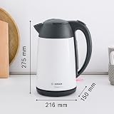 Bosch DesignLine Cordless Kettle 1.7 L 3000W White Black view 2
