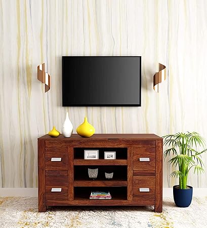 Brookwood Sheesham Wood Tv Unit Wooden Tv Stand Fish