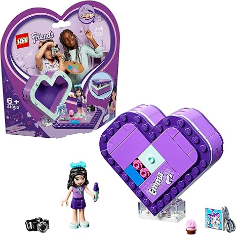 Amazon レゴ Lego フレンズ ハートの小物入れ エマ ブロック おもちゃ 女の子 ブロック おもちゃ