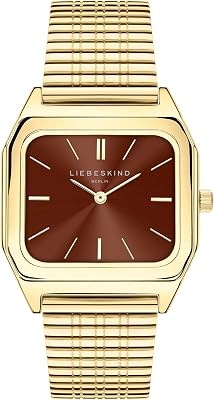 Berlin donna orologio da polso LT-0483-MQ acciaio inossidabile in IP oro am Edelstahlband