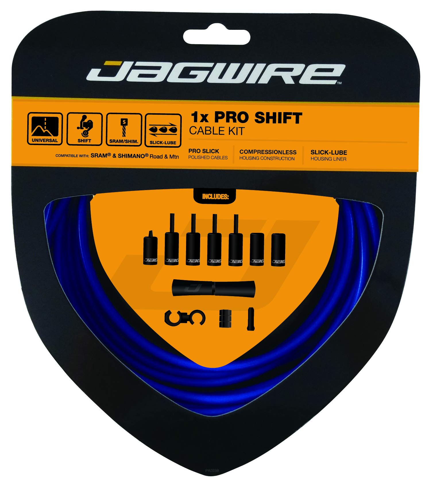 Jagwire 1X Pro Shift Gear Cable Kit - SID Blue
