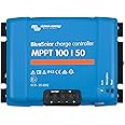 Victron Energy BlueSolar MPPT Solar Charge Controller - Charge Controllers for Solar Panels - 100V, 50 amp, 12/24-Volt