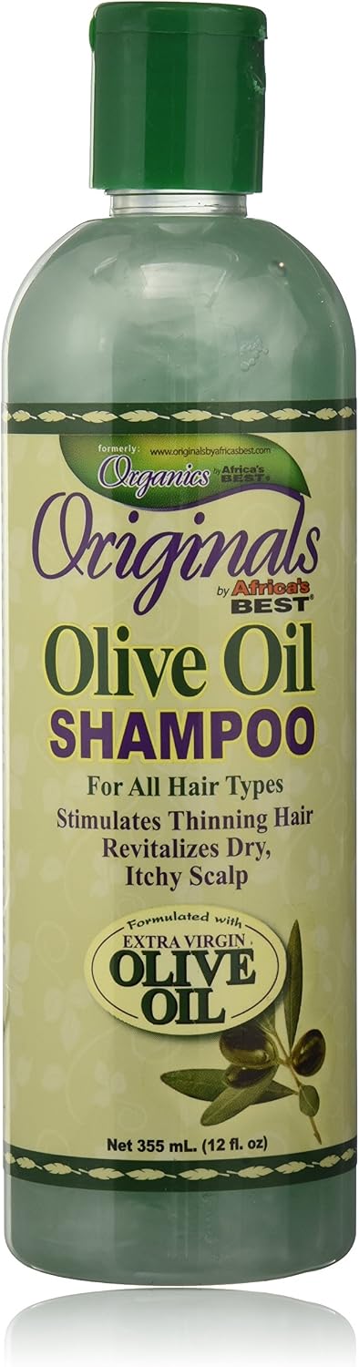 ORGANICS BY AFRICA'S BEST Ab Org Olive Oil Shampoo 12 Oz 360 ml, 0 ml (Pack of 3600000)