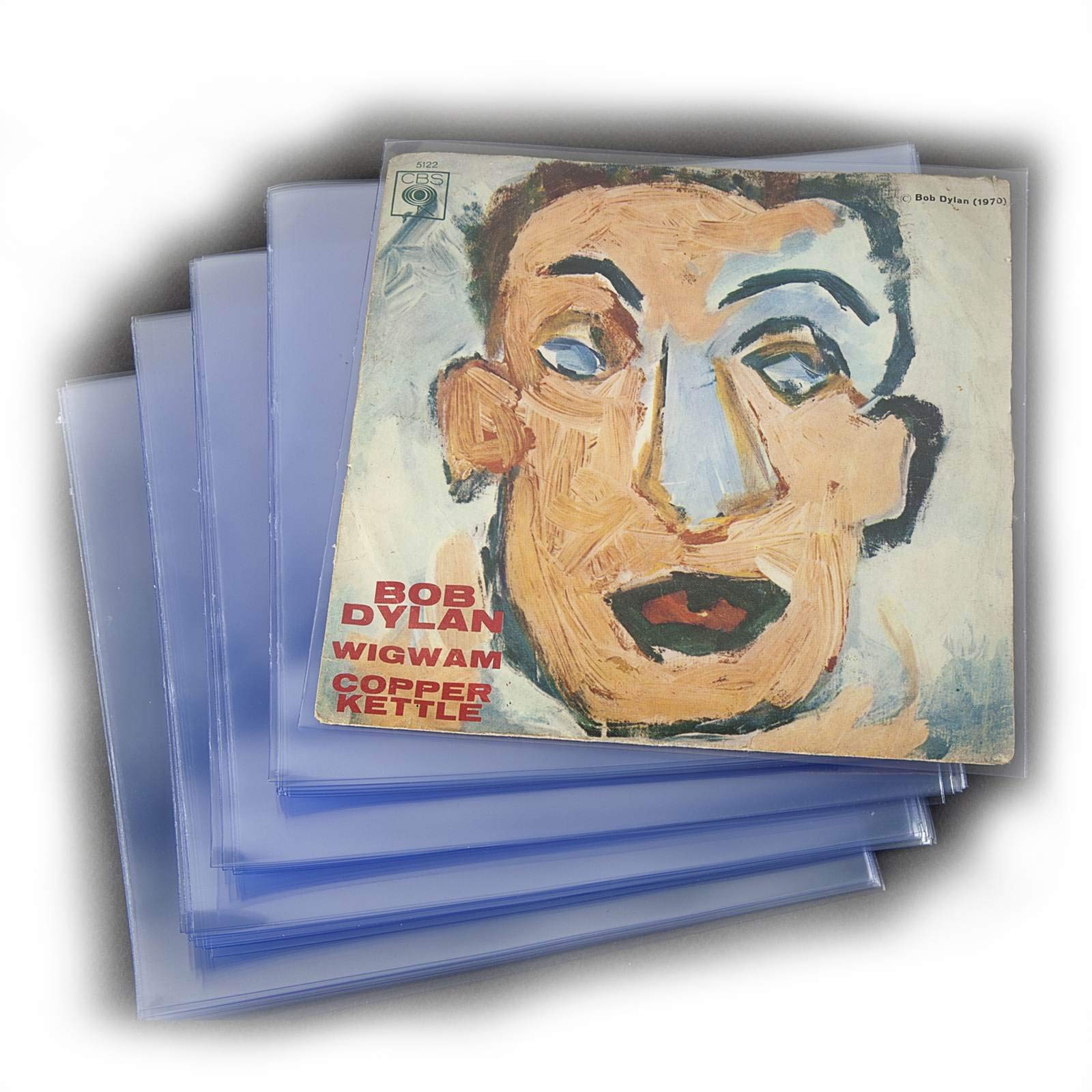 50 outer record sleeves 7" 45rpm 120µ