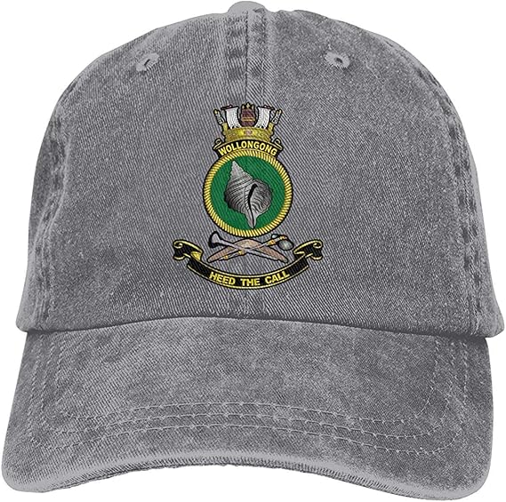 Australia Navy HMAS Wollongong Adjustable Baseball Caps Denim Hats