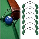 MAOTUWEILAI Pool Table Pocket Reducers, Set of 6 Billiards Training Aids, Universal Pool Table Accessories for Standard 6-12 ft Tables, Reduce Pocket Size for Accuracy Practice &amp; Skill Improvement
