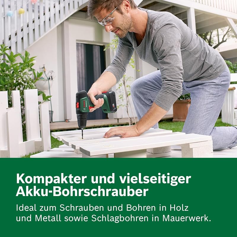 Akkuschrauber UniversalDrill 18V (2 Akkus, 18 Volt System, im Koffer)