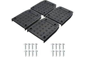 EMVANV 4pcs Stilt Sole Anti-Slip Pads for Drywall, Non-Slip Construction Stilt Sole Replacement Kit for Indoor Painter Taping Construction Decorating