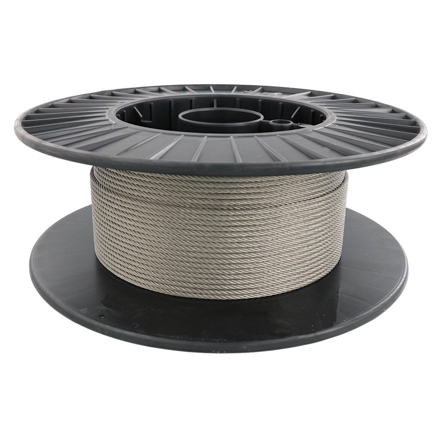 24.6 Feet Each 7x7 Wire Rope Designed Bonus 8 Pcs Aluminum Crimping